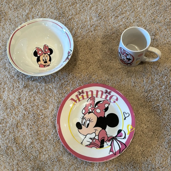 Ceramic Minnie Dish Set - Picture 1 of 10